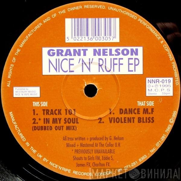 Grant Nelson  - Nice 'N' Ruff EP