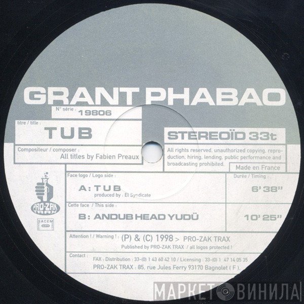 Grant Phabao  - Tub