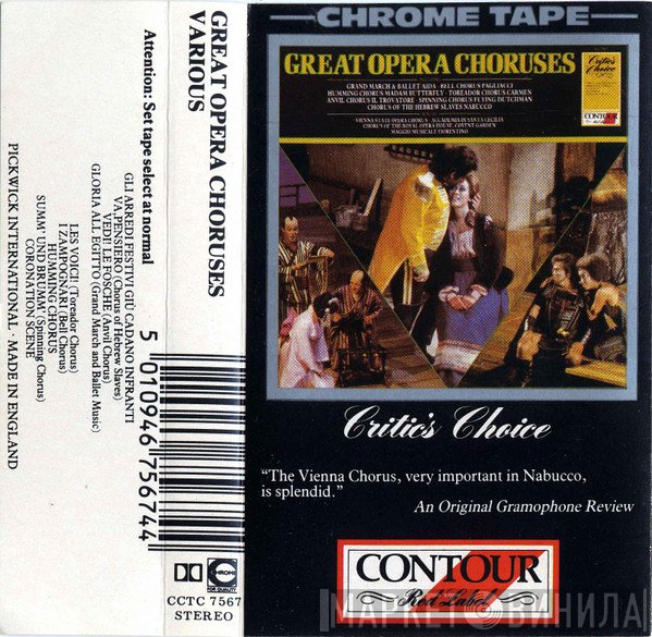  - Great Opera Choruses
