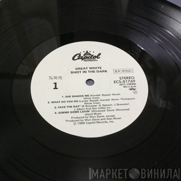 Great White  - Shot In The Dark