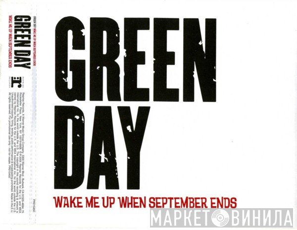 Green Day - Wake Me Up When September Ends