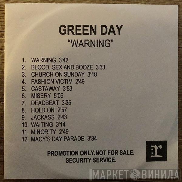 Green Day  - Warning