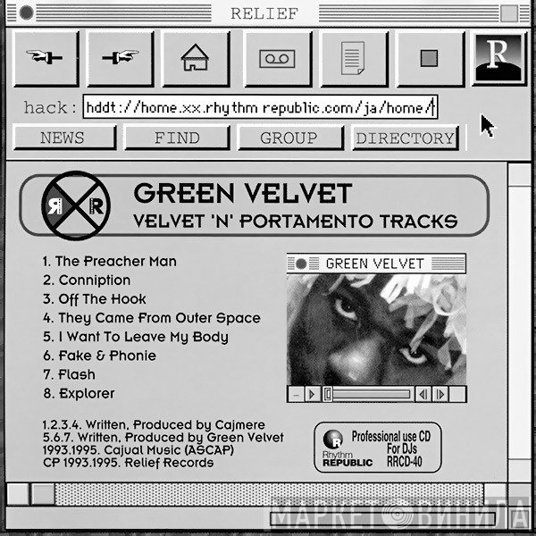 Green Velvet  - Velvet 'N' Portamento Tracks