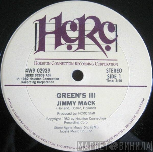 Greens III - Jimmy Mack