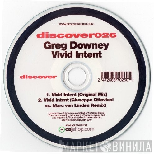Greg Downey  - Vivid Intent