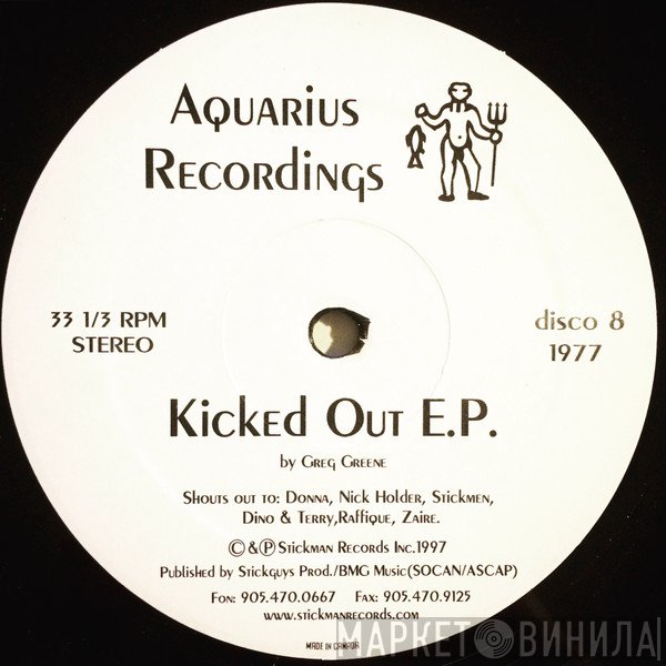 Greg Greene - Kicked Out  E.P.