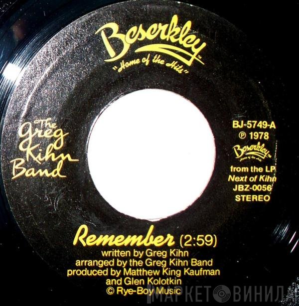 Greg Kihn Band  - Remember