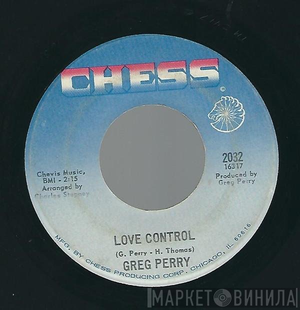 Greg Perry  - Love Control