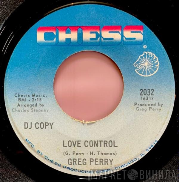 Greg Perry  - Love Control