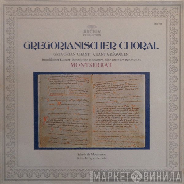 Gregori Estrada, Gregorian , Escolanía De Montserrat - Die Tradition Des Gregorianischen Chorals (II) = The Tradition Of The Gregorian Chant (II) - Responsoria Ad Matutinum In Nativitate Domini