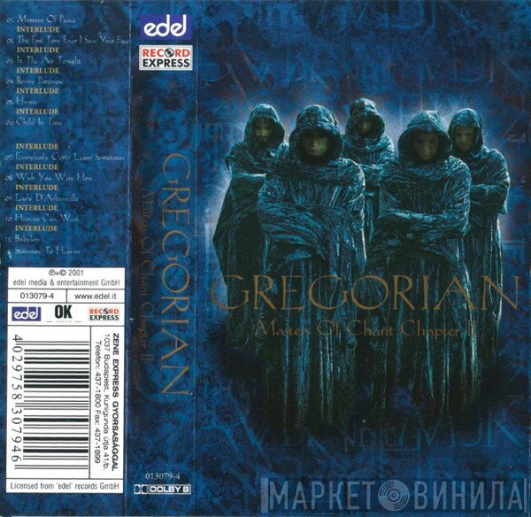 Gregorian  - Masters Of Chant Chapter II