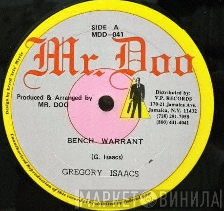 Gregory Isaacs  - Bench Warrant