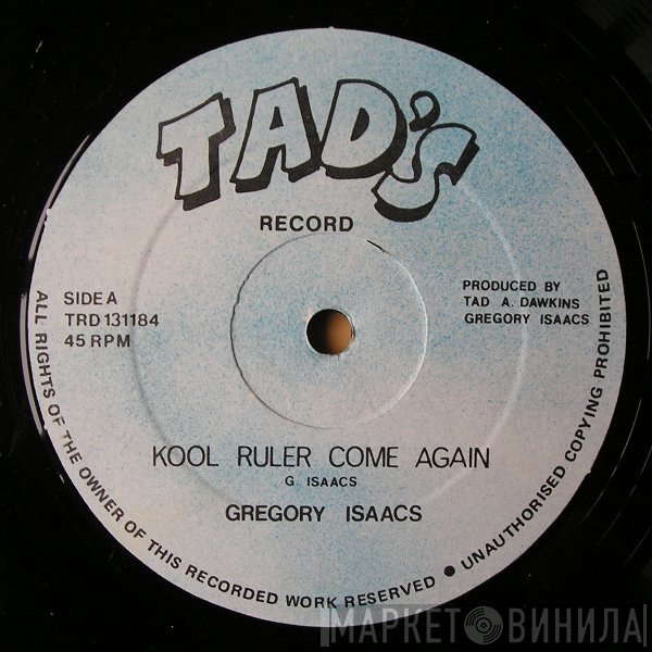 Gregory Isaacs - Kool Ruler Come Again