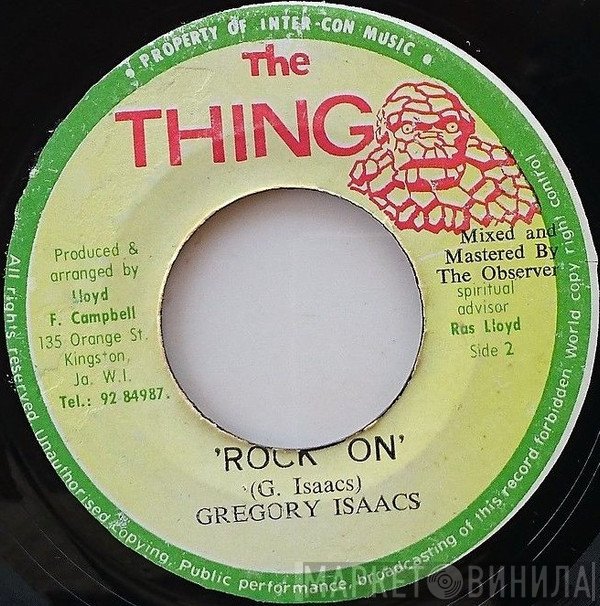 Gregory Isaacs  - Rock On