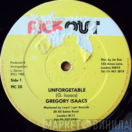Gregory Isaacs  - Unforgettable