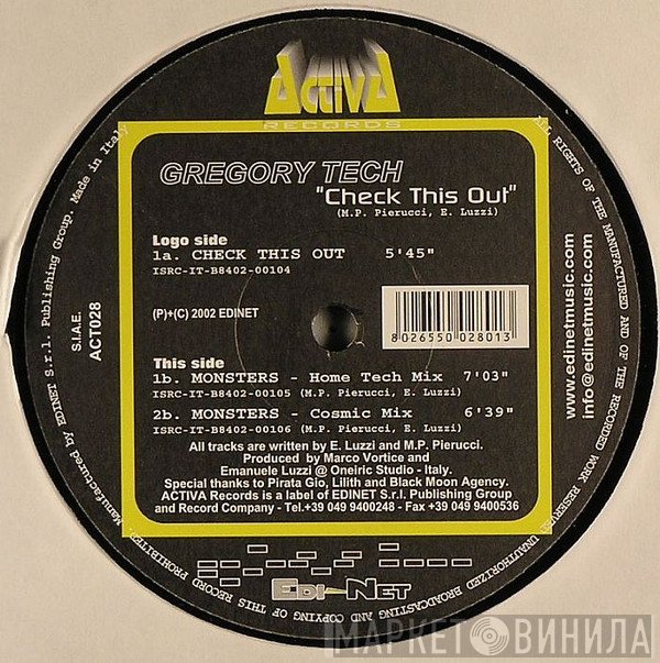 Gregory Tech - Check This Out