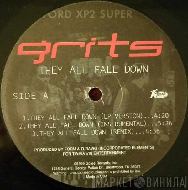 Grits - They All Fall Down / The End / Hopes And Dreams