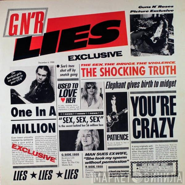 Guns N' Roses  - G N' R Lies