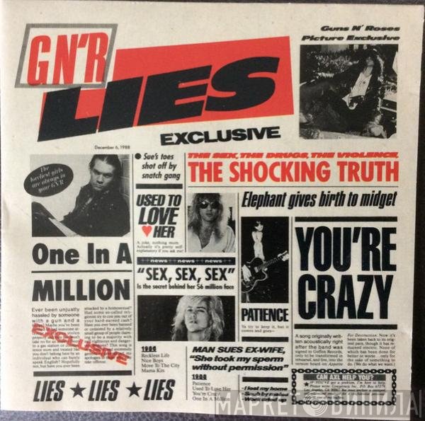 Guns N' Roses  - G N' R Lies