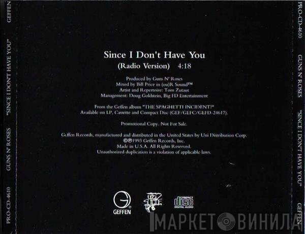 Guns N' Roses - Since I Don't Have You