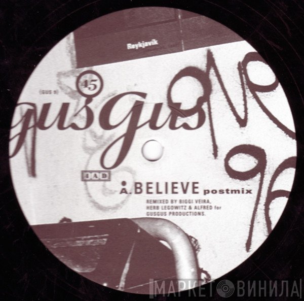 Gusgus - Believe