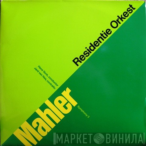 Gustav Mahler, Residentie Orkest, Hans Vonk, Jard Van Nes  - Symphony 3