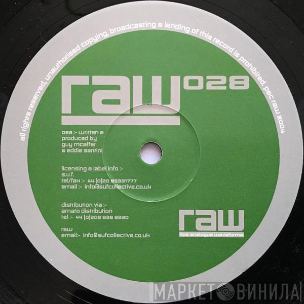Guy McAffer & Eddie Santini  - RAW 028