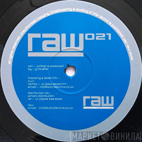 Guy McAffer - RAW 021