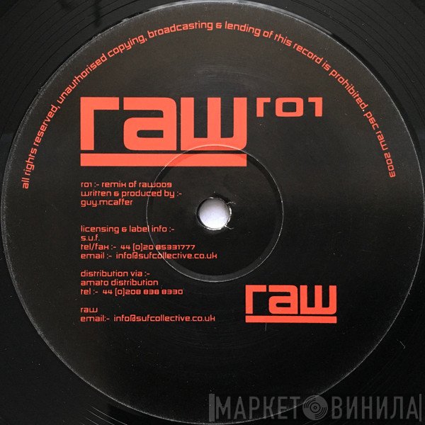 Guy McAffer  - RAW R01