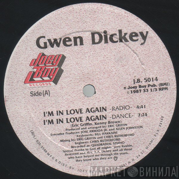 Gwen Dickey - I'm In Love Again