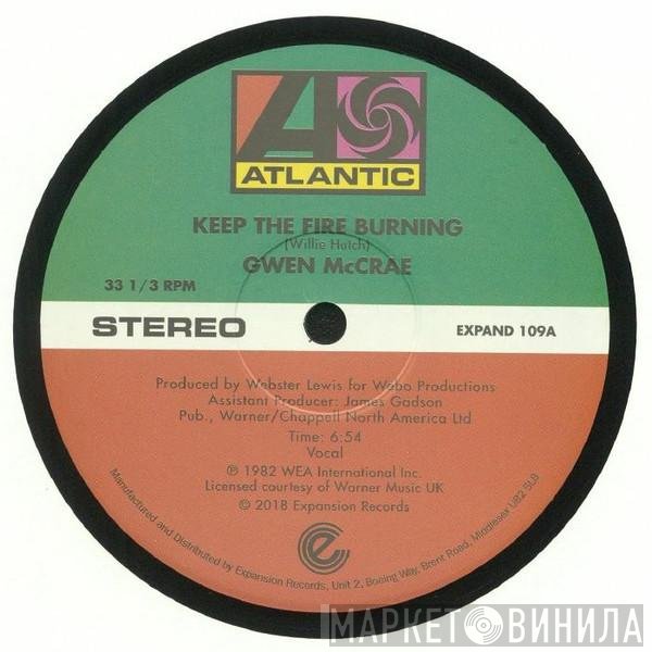 Gwen McCrae - Keep The Fire Burning / Funky Sensation
