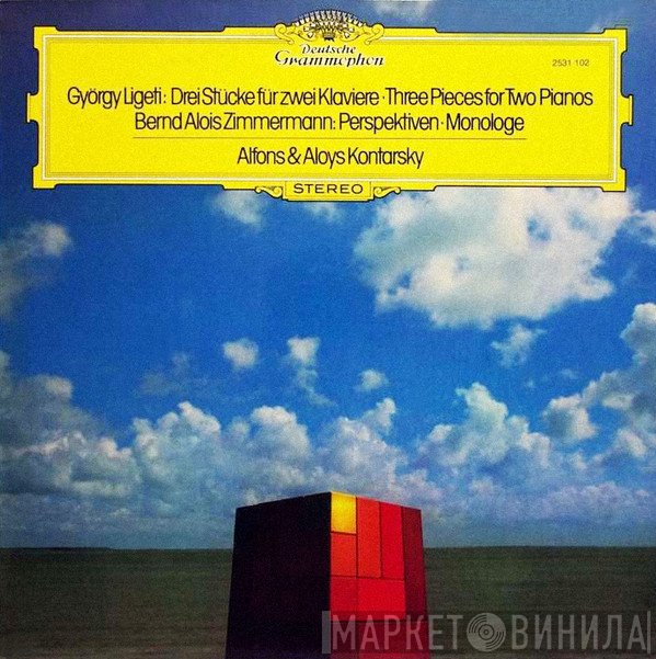 György Ligeti, Bernd Alois Zimmermann, Alfons & Aloys Kontarsky - Drei Stücke Für Zwei Klaviere = Three Pieces For Two Pianos / Perspektiven / Monologe