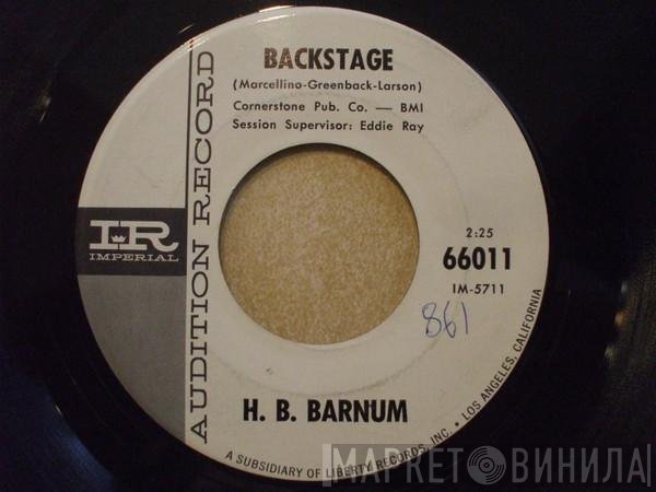 H.B. Barnum  - Backstage / Rented Tuxedo