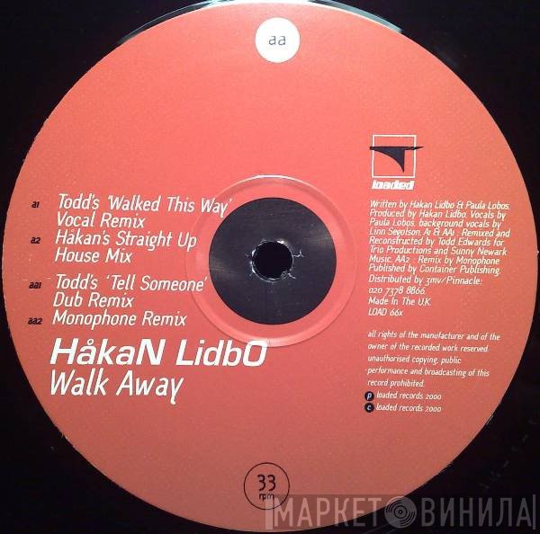 Håkan Lidbo  - Walk Away