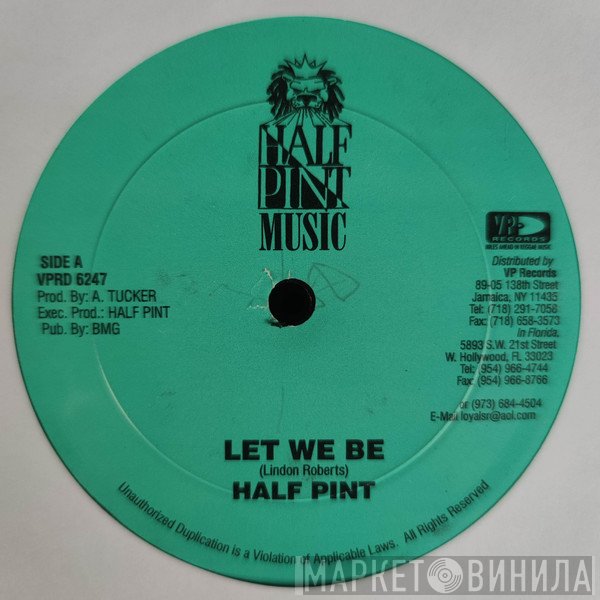 Half Pint  - Let We Be