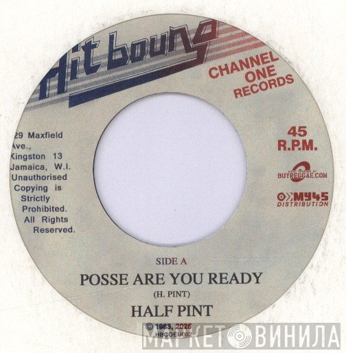 Half Pint  - Posse Are You Ready 