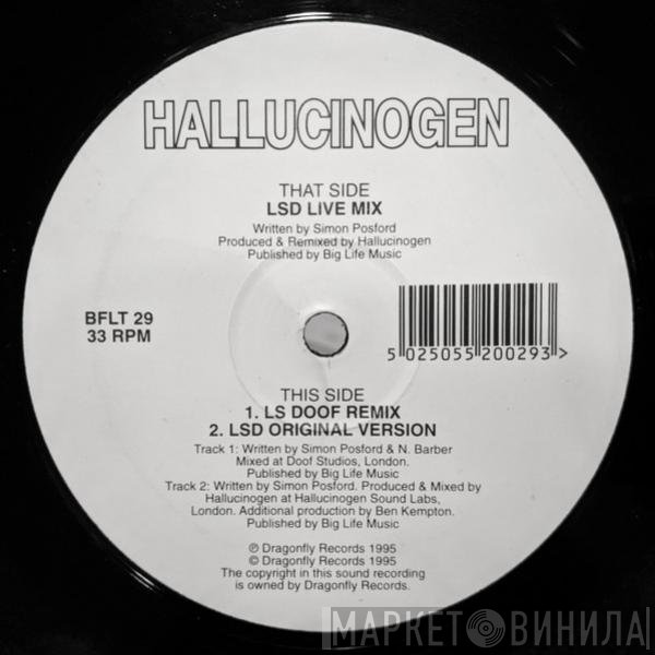 Hallucinogen  - LSD (Live Mix)