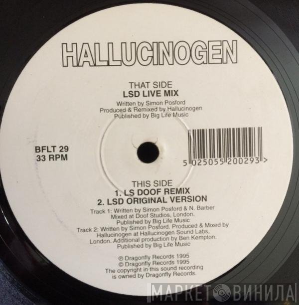Hallucinogen  - LSD (Live Mix)
