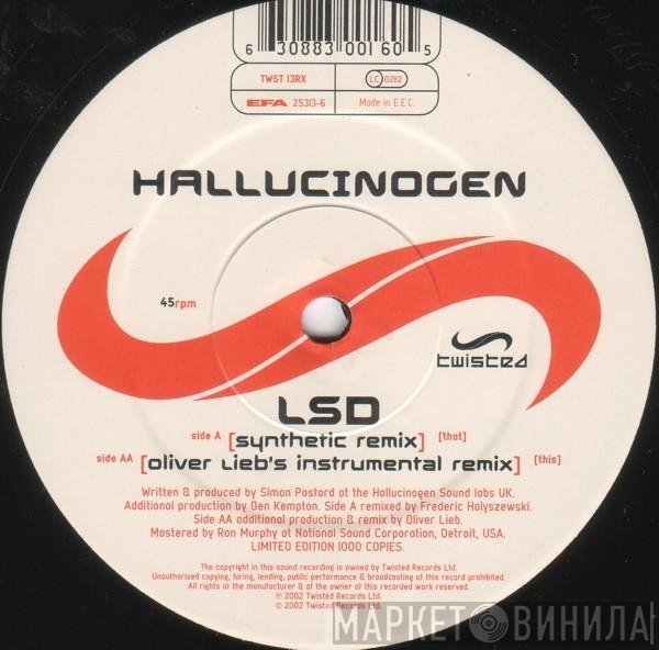 Hallucinogen - LSD