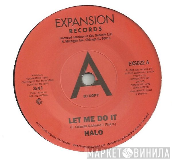 Halo  - Let Me Do It / Life