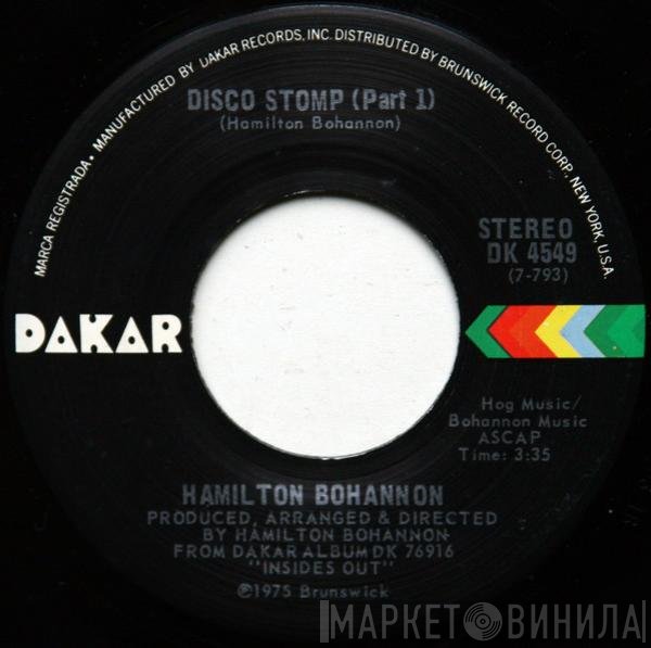 Hamilton Bohannon  - Disco Stomp