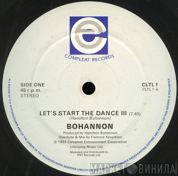 Hamilton Bohannon - Let's Start The Dance III