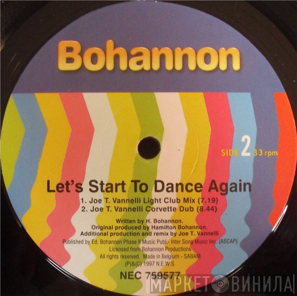 Hamilton Bohannon  - Let's Start To Dance Again Rmx