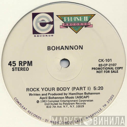 Hamilton Bohannon  - Rock Your Body