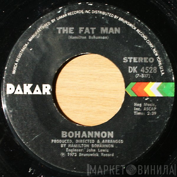 Hamilton Bohannon - The Fat Man / Red Bone