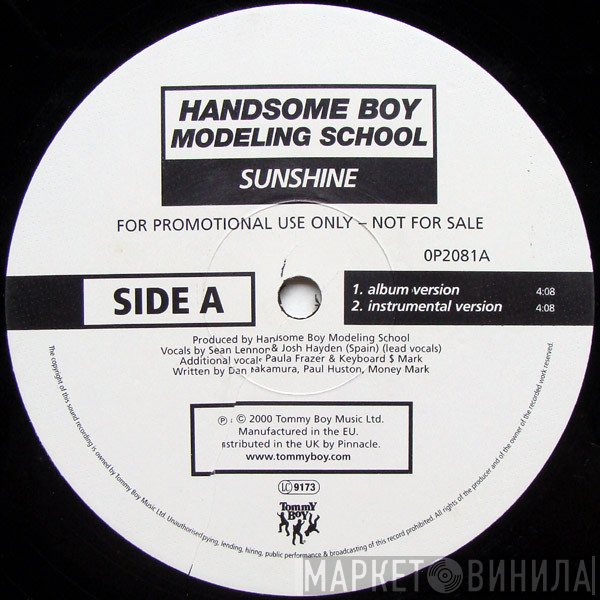 Handsome Boy Modeling School - Sunshine