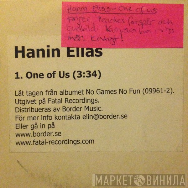 Hanin Elias  - One Of Us