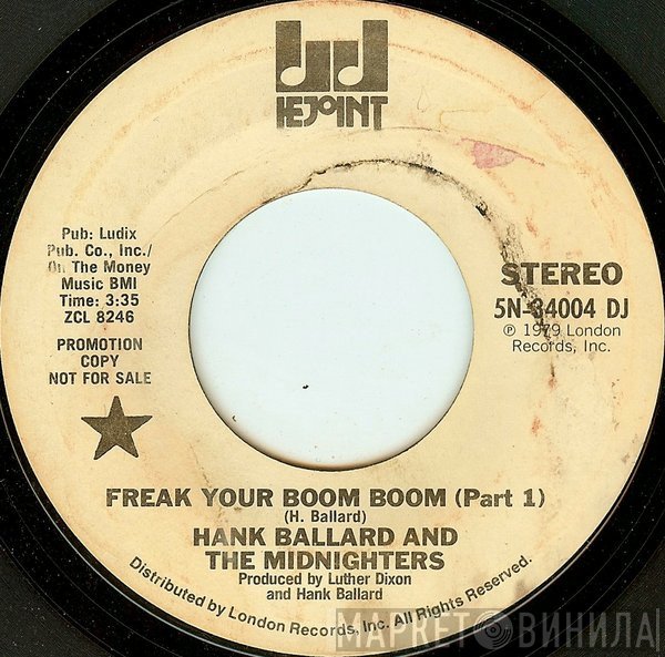 Hank Ballard & The Midnighters - Freak Your Boom Boom