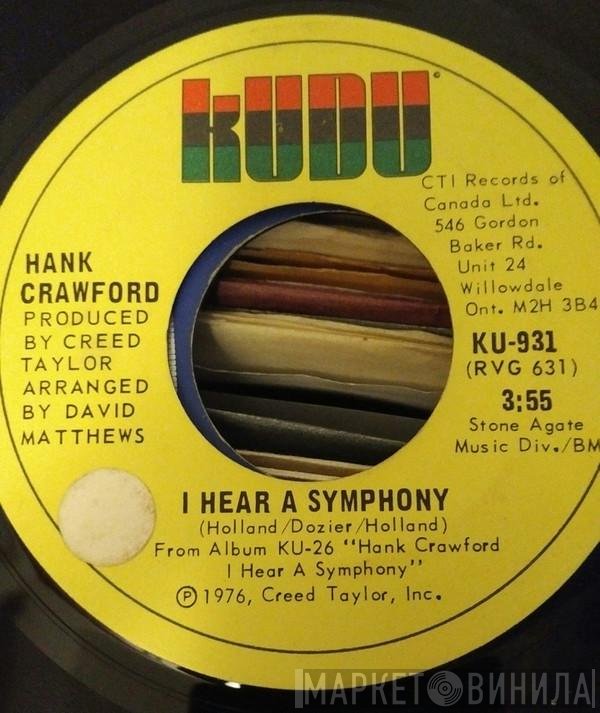 Hank Crawford - I Hear A Symphony