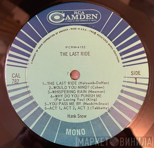 Hank Snow  - The Last Ride